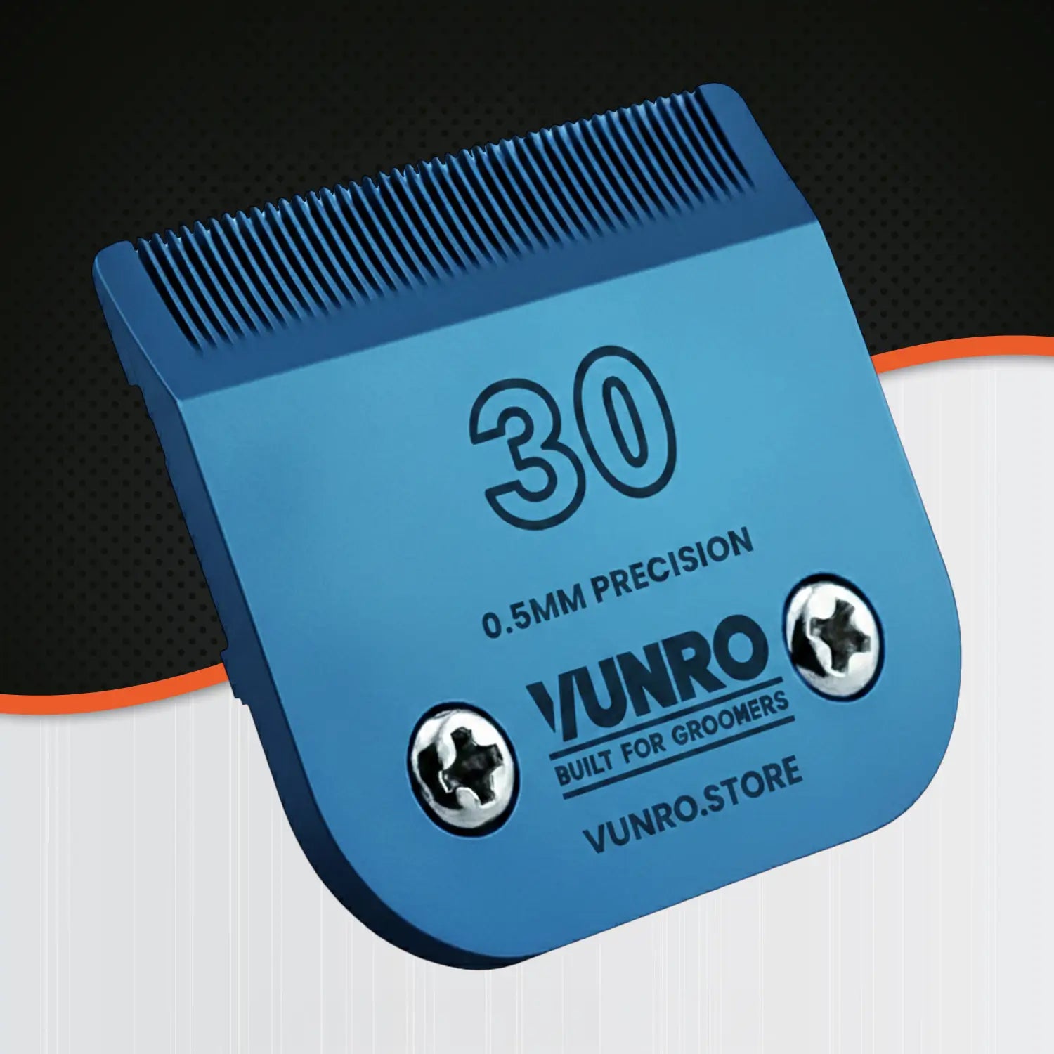 30# Blue Steel Dog Clipper Blade (0.5 mm) by VUNRO